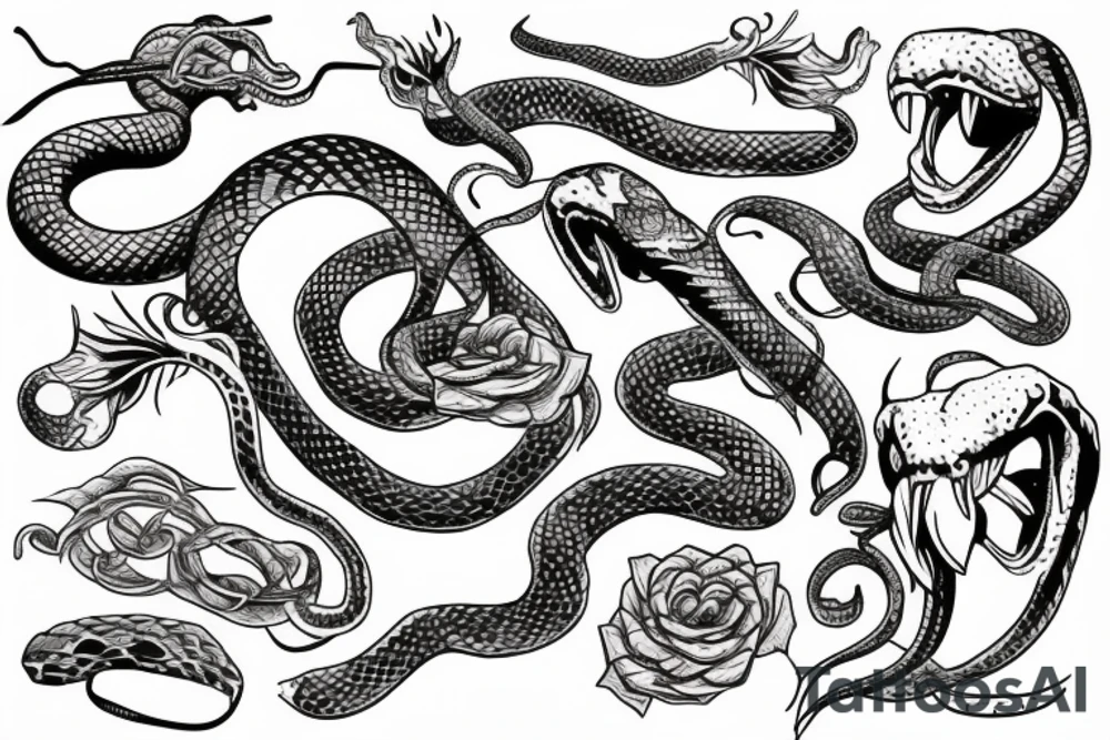 snake tattoo idea