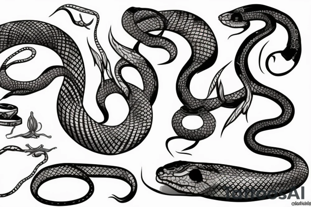snake tattoo idea