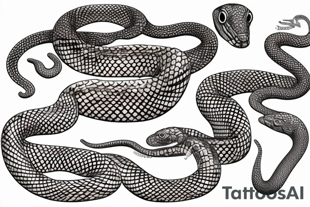 snake
Saudi Arabian sand boa tattoo idea