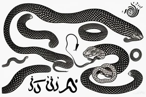 snake
Saudi Arabian sand boa tattoo idea