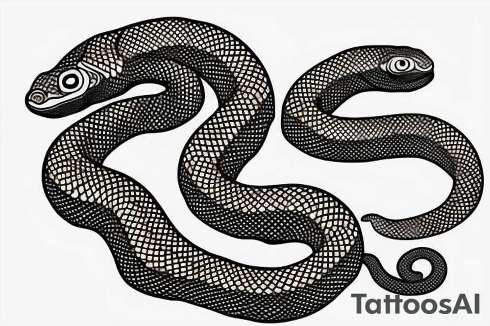 snake
Saudi Arabian sand boa tattoo idea