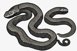 snake
Saudi Arabian sand boa tattoo idea