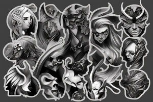 dota 2 tattoo idea