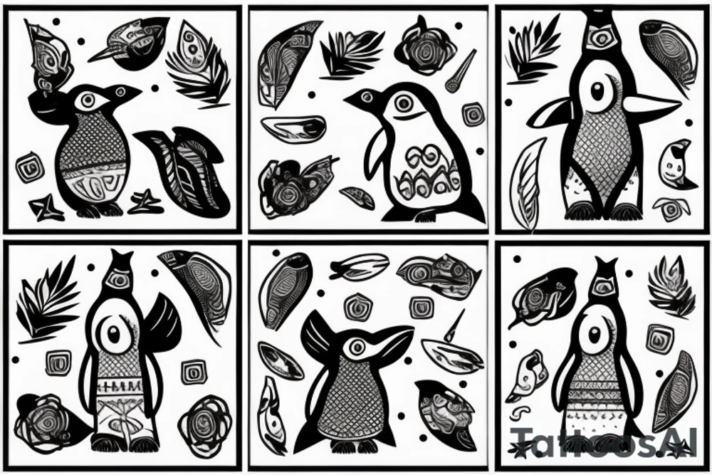 Tactical Penguin tattoo idea