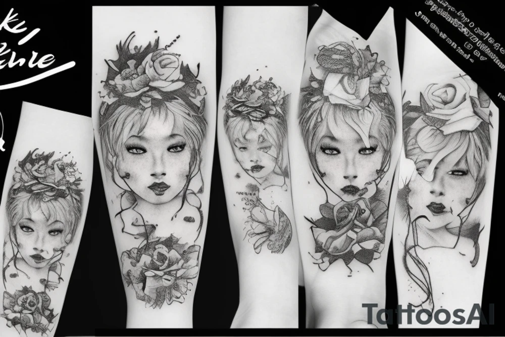 fake hapiness tattoo idea