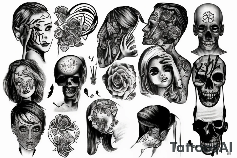 sadness tattoo idea