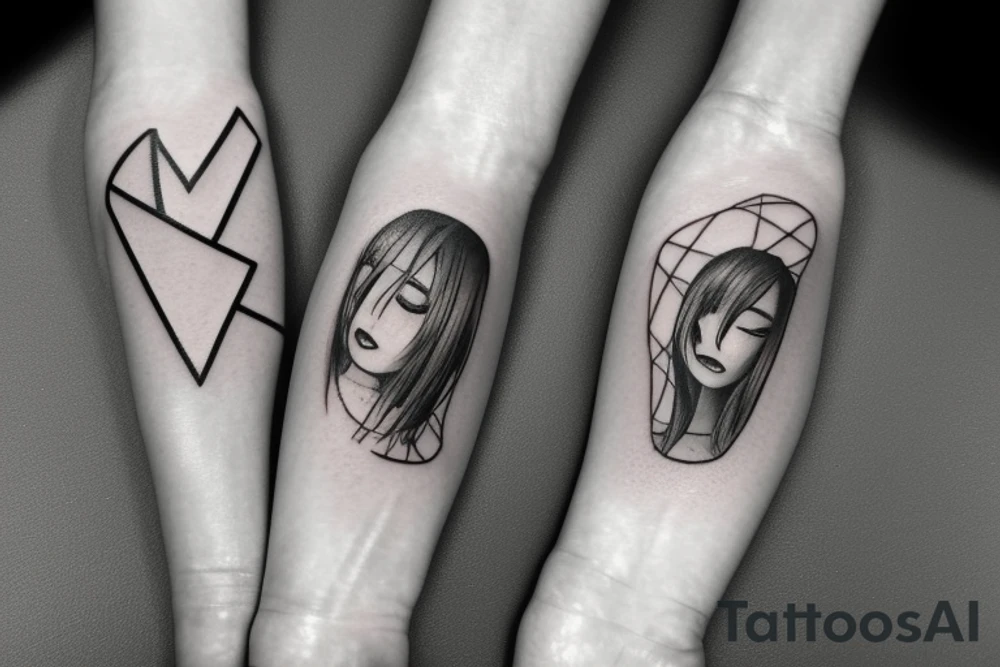 sadness, loneliness tattoo idea