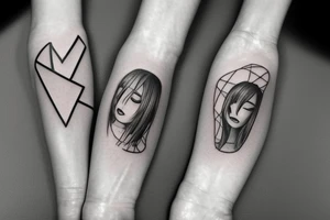 sadness, loneliness tattoo idea
