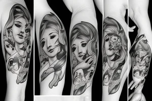 sadness, loneliness tattoo idea