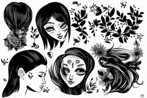 sadness, loneliness tattoo idea