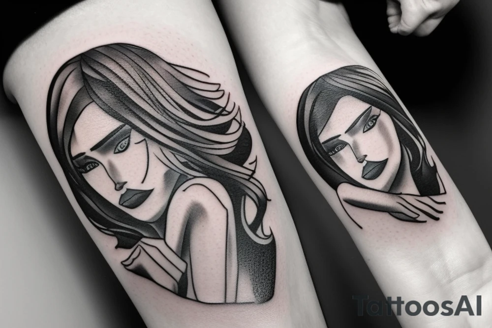 sadness, loneliness tattoo idea