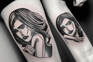 sadness, loneliness tattoo idea
