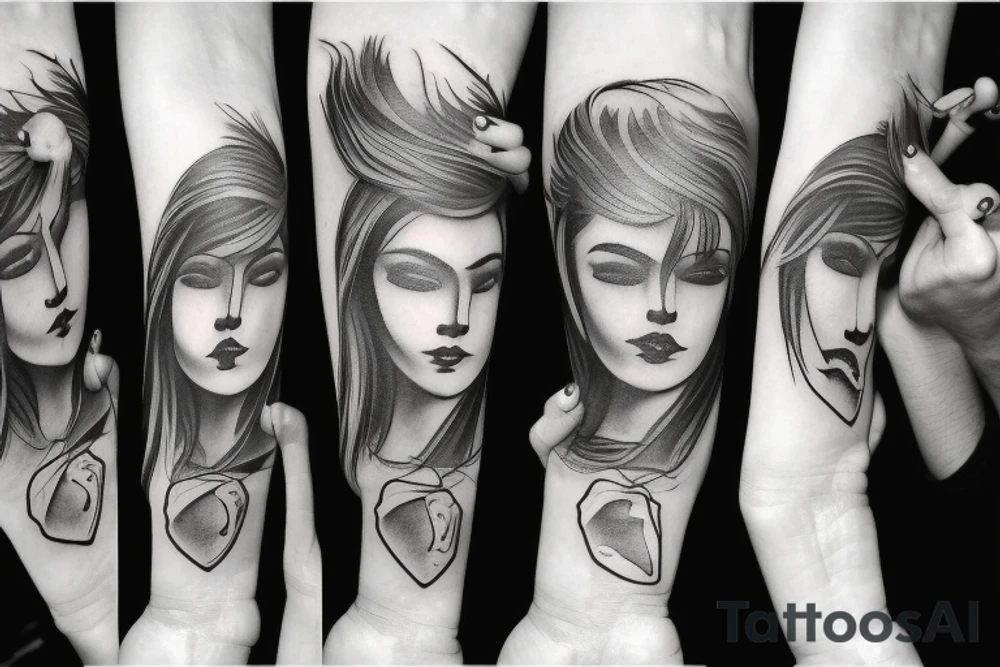 sadness, loneliness tattoo idea