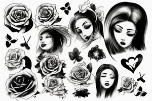 sadness, loneliness tattoo idea
