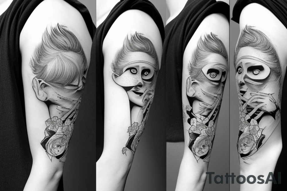 sadness, loneliness tattoo idea