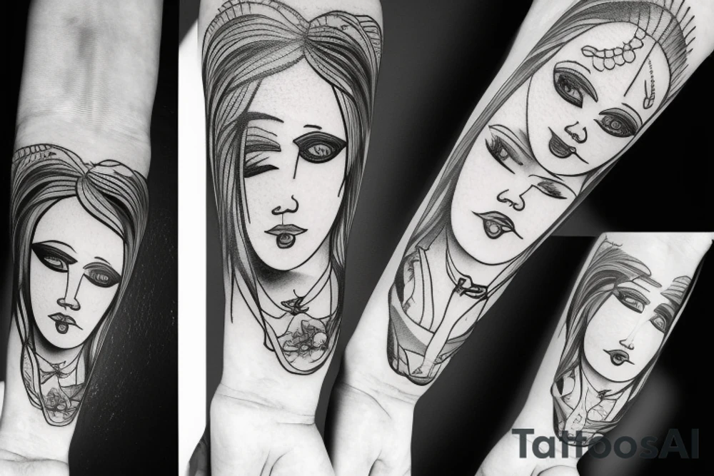 sadness, loneliness tattoo idea