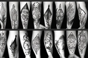 witch, forest tattoo idea