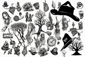 runescape, withch, hat tree, girl tattoo idea
