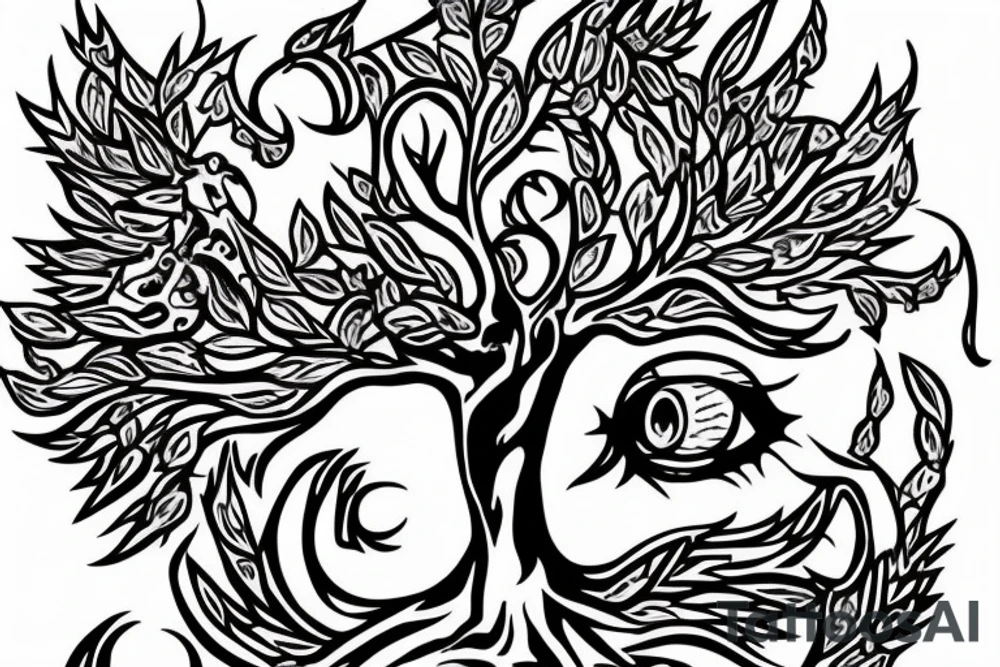 runescape, withch, hat tree, girl tattoo idea