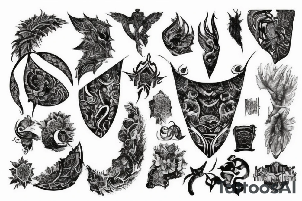 back tattoo tattoo idea