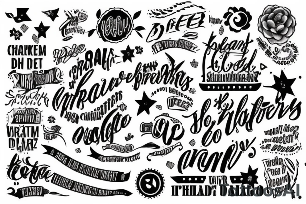 Opportunities don't happen, you create them tattoo idea