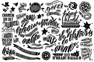 Opportunities don't happen, you create them tattoo idea