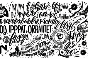 Opportunities don't happen, you create them tattoo idea