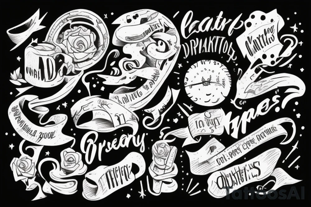 Opportunities don't happen, you create them tattoo idea