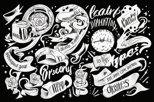 Opportunities don't happen, you create them tattoo idea