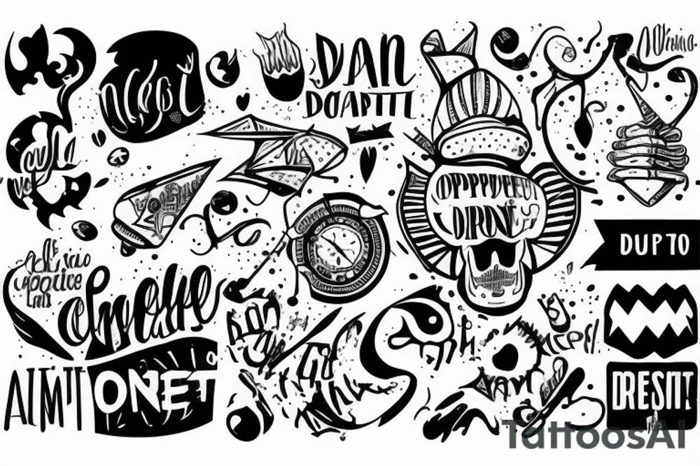 Opportunities don't happen, you create them tattoo idea