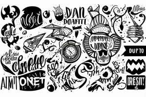 Opportunities don't happen, you create them tattoo idea