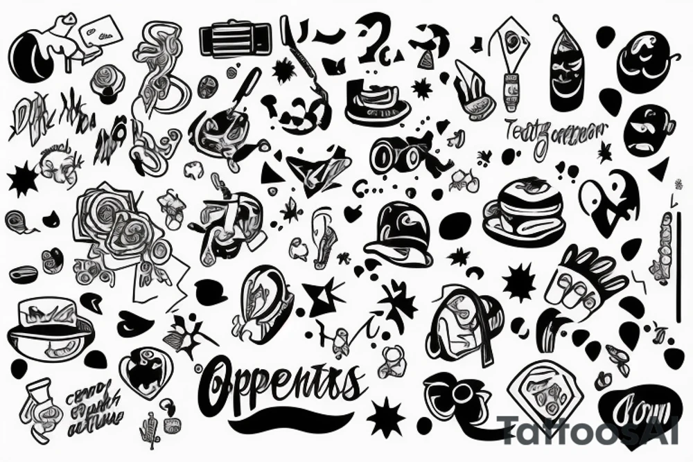 Opportunities don't happen, you create them tattoo idea