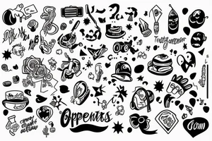 Opportunities don't happen, you create them tattoo idea