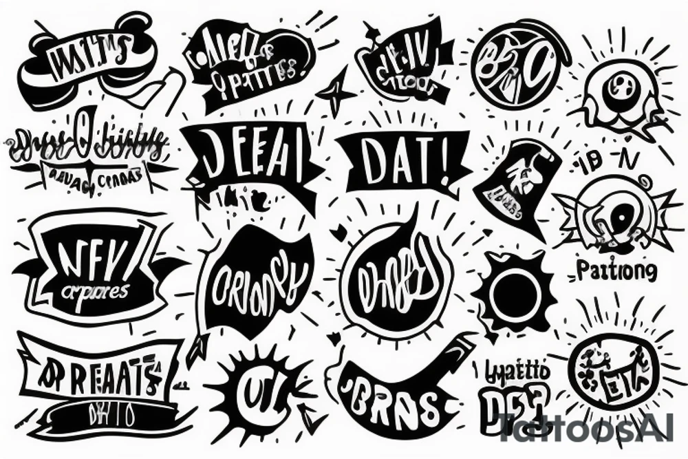 Opportunities don't happen, you create them tattoo idea