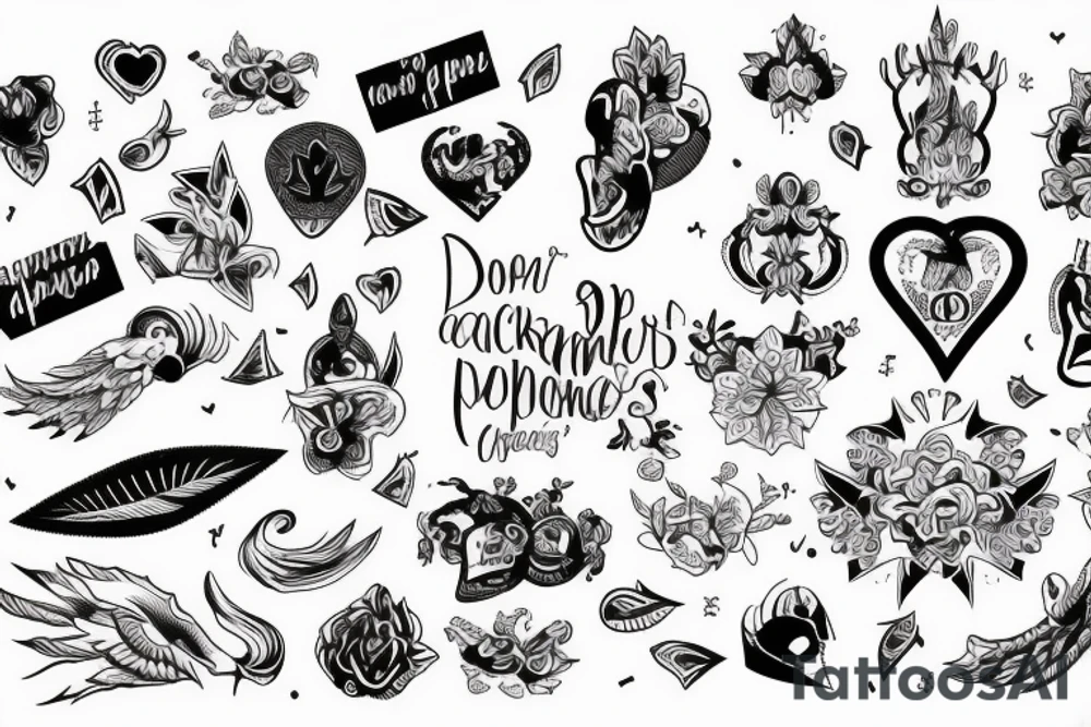 Opportunities don't happen, you create them tattoo idea