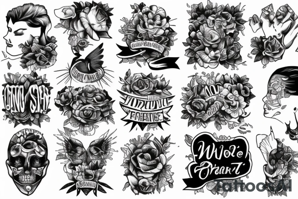 Opportunities don't happen, you create them tattoo idea