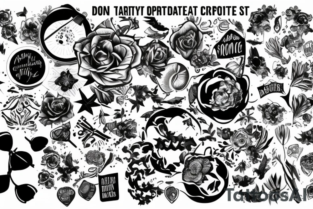 Opportunities don't happen, you create them tattoo idea