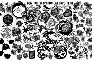 Opportunities don't happen, you create them tattoo idea