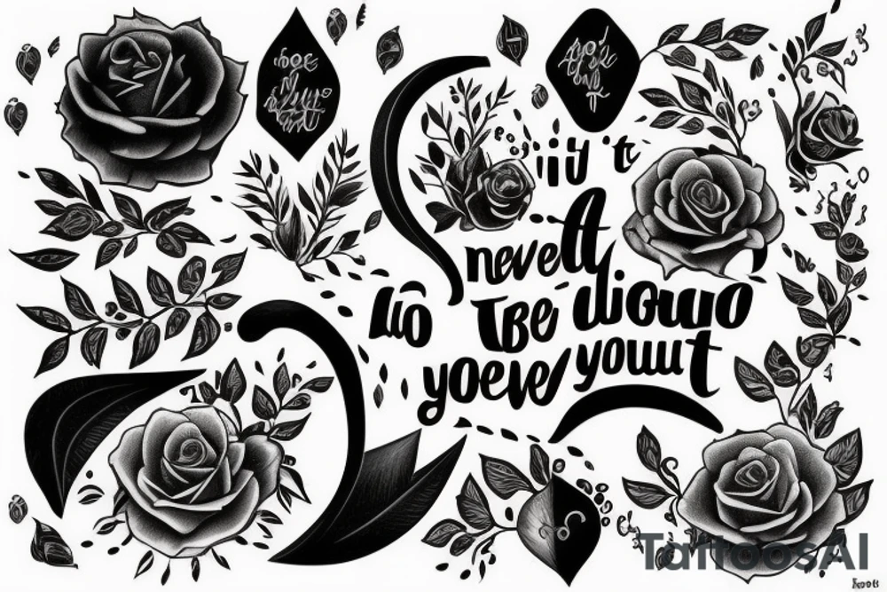 It is never too late to be what you might have been.woman tattoo idea