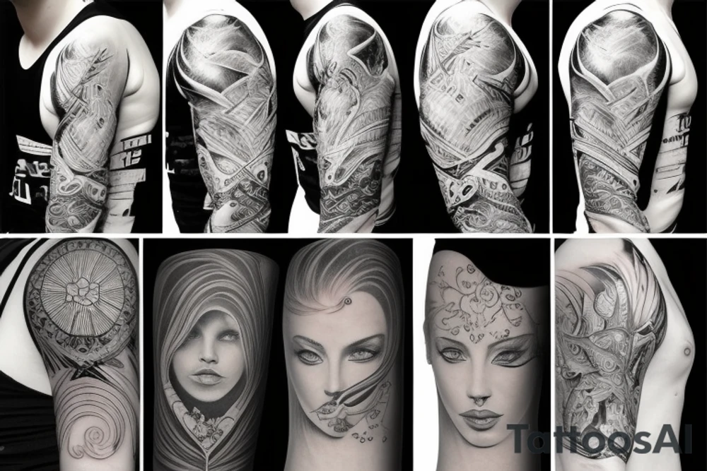 illusion tattoo idea