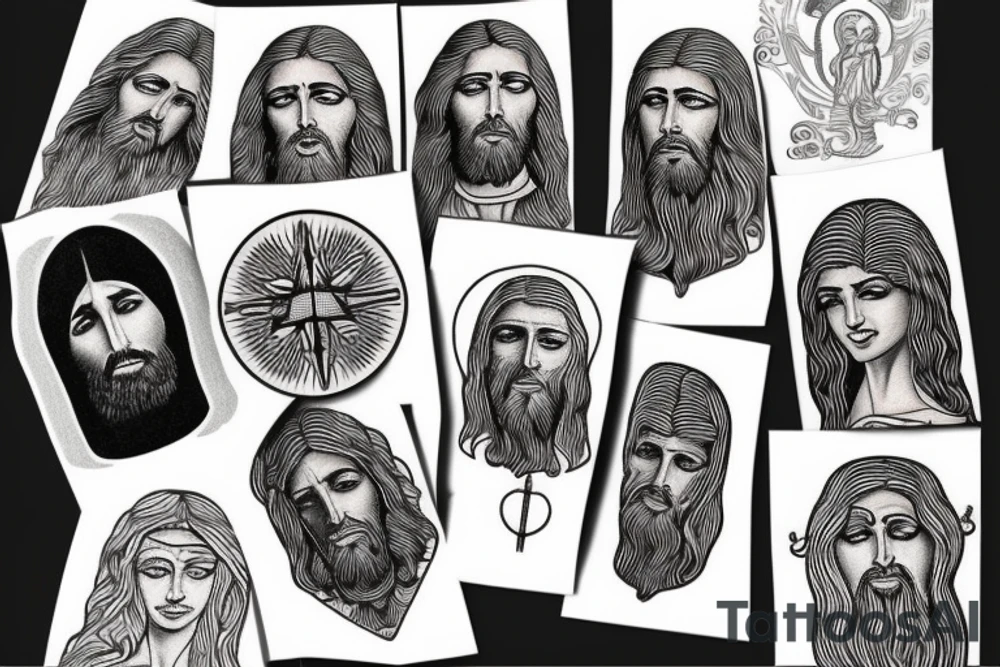 jesus tattoo idea
