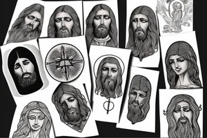 jesus tattoo idea