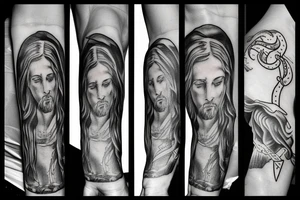 jesus tattoo idea