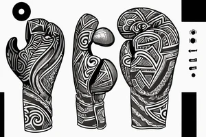 Boxing gloves tattoo idea
