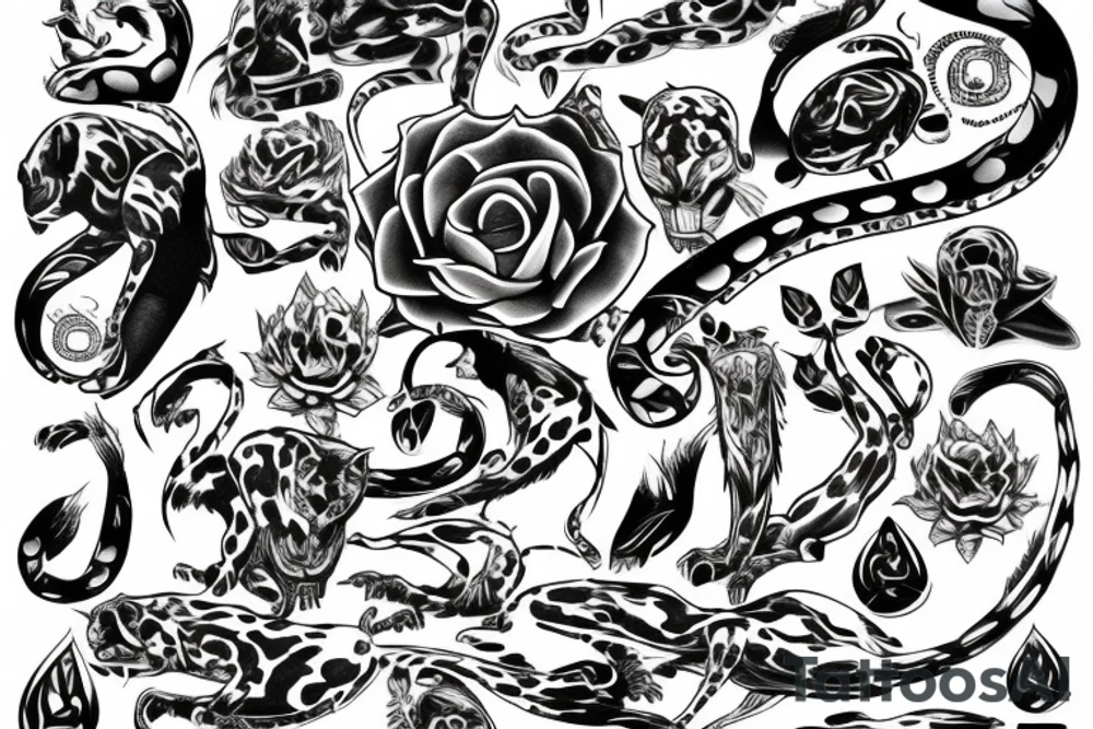 Jaguar tattoo idea