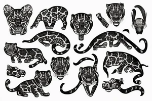 Jaguar tattoo idea