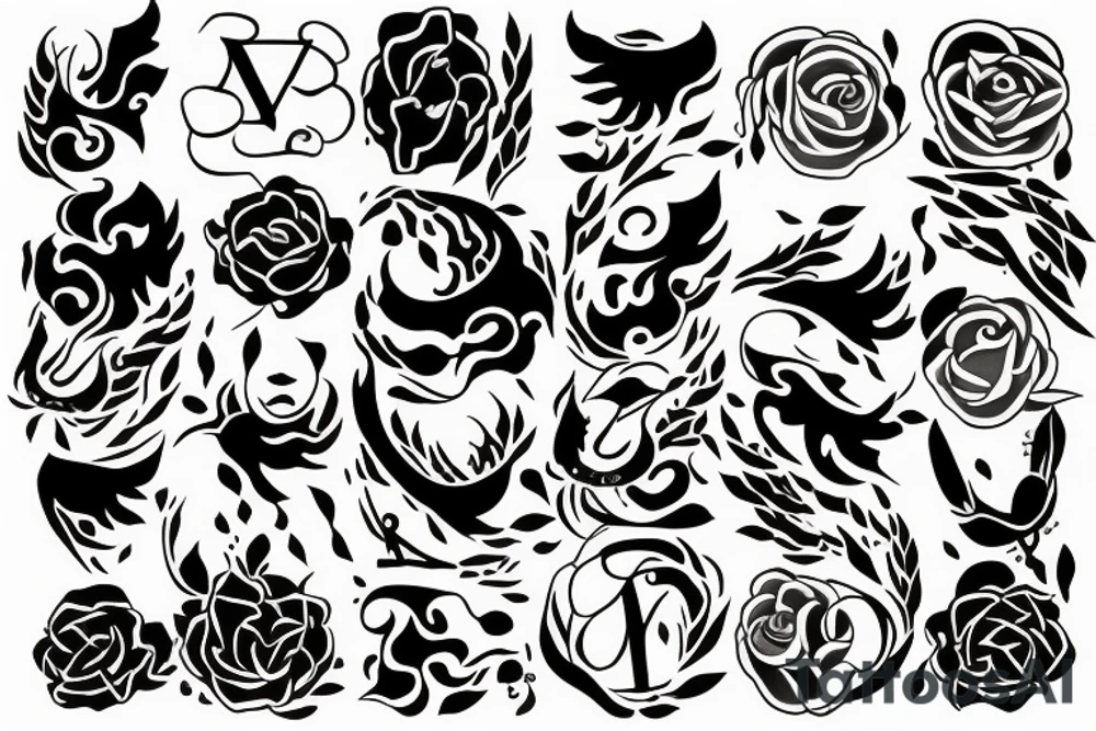 My sons name Arsam tattoo idea