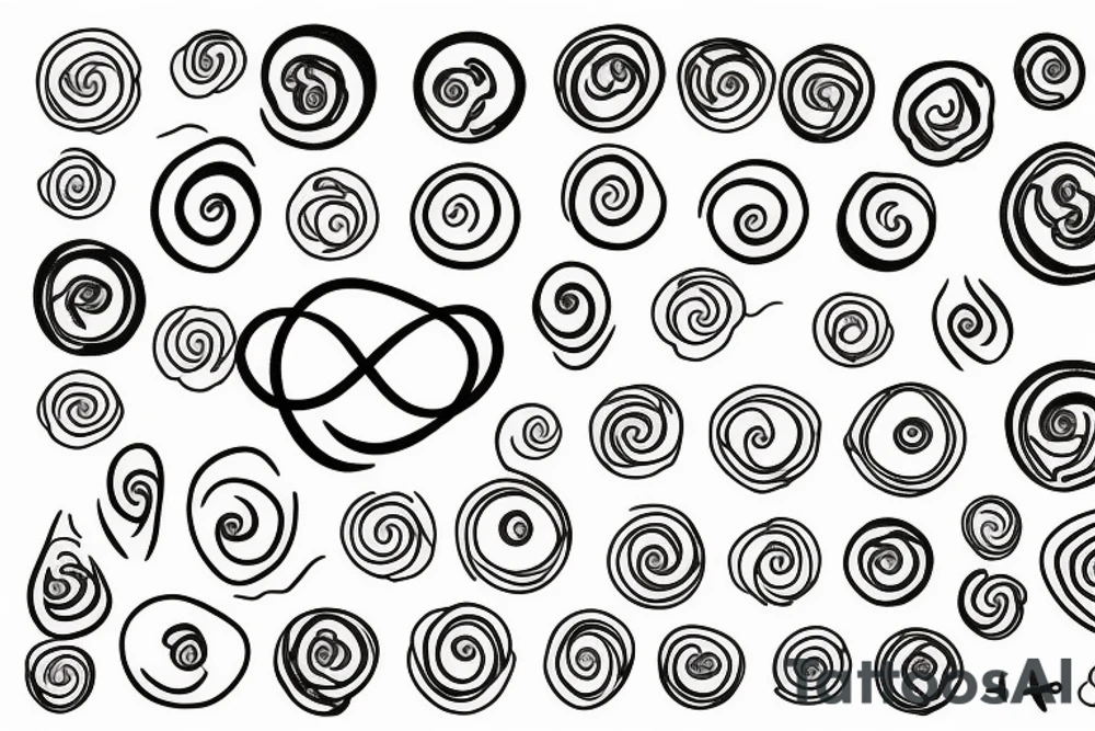 Infinity symbol tattoo idea