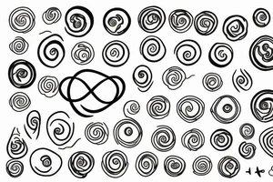 Infinity symbol tattoo idea
