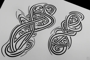 Infinity symbol tattoo idea